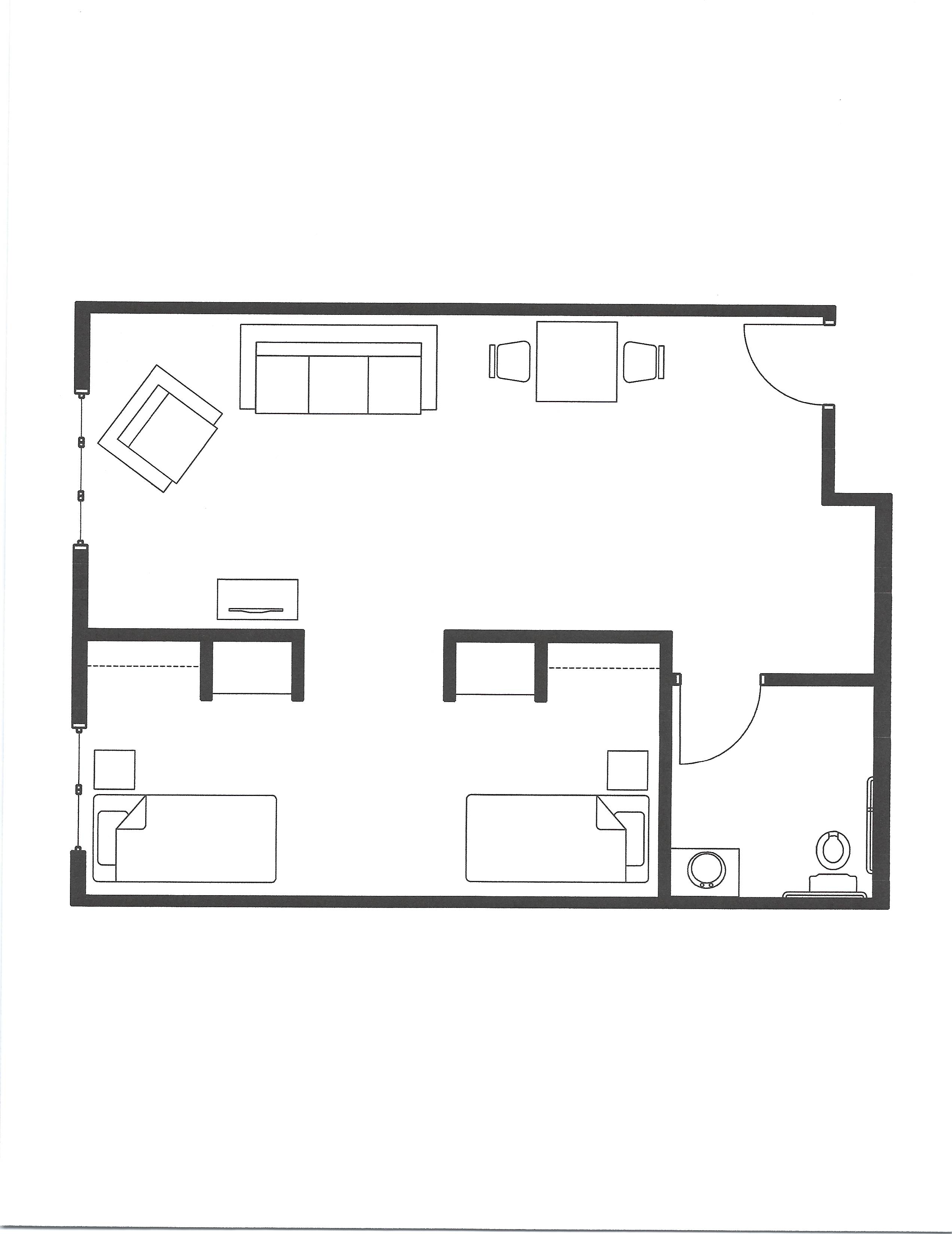 mc two bed unit